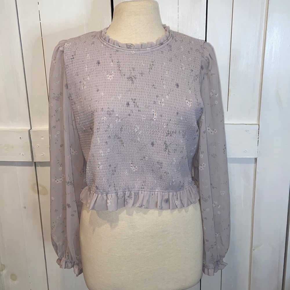 Wilfred Lilac Floral Tempest Blouse